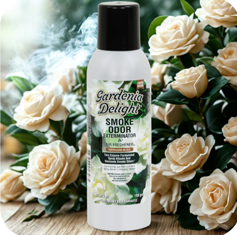 Smoke Odor Exterminator Limited Edition Spray, Gardenia Delight, 7 oz
