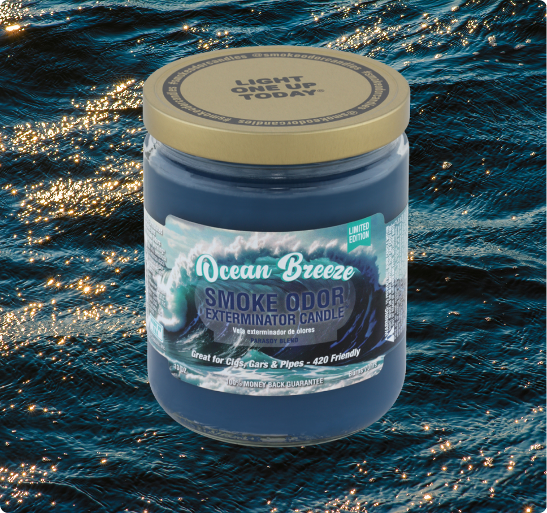 Smoke Odor Exterminator Limited Edition Candle, Ocean Breeze, 13 oz