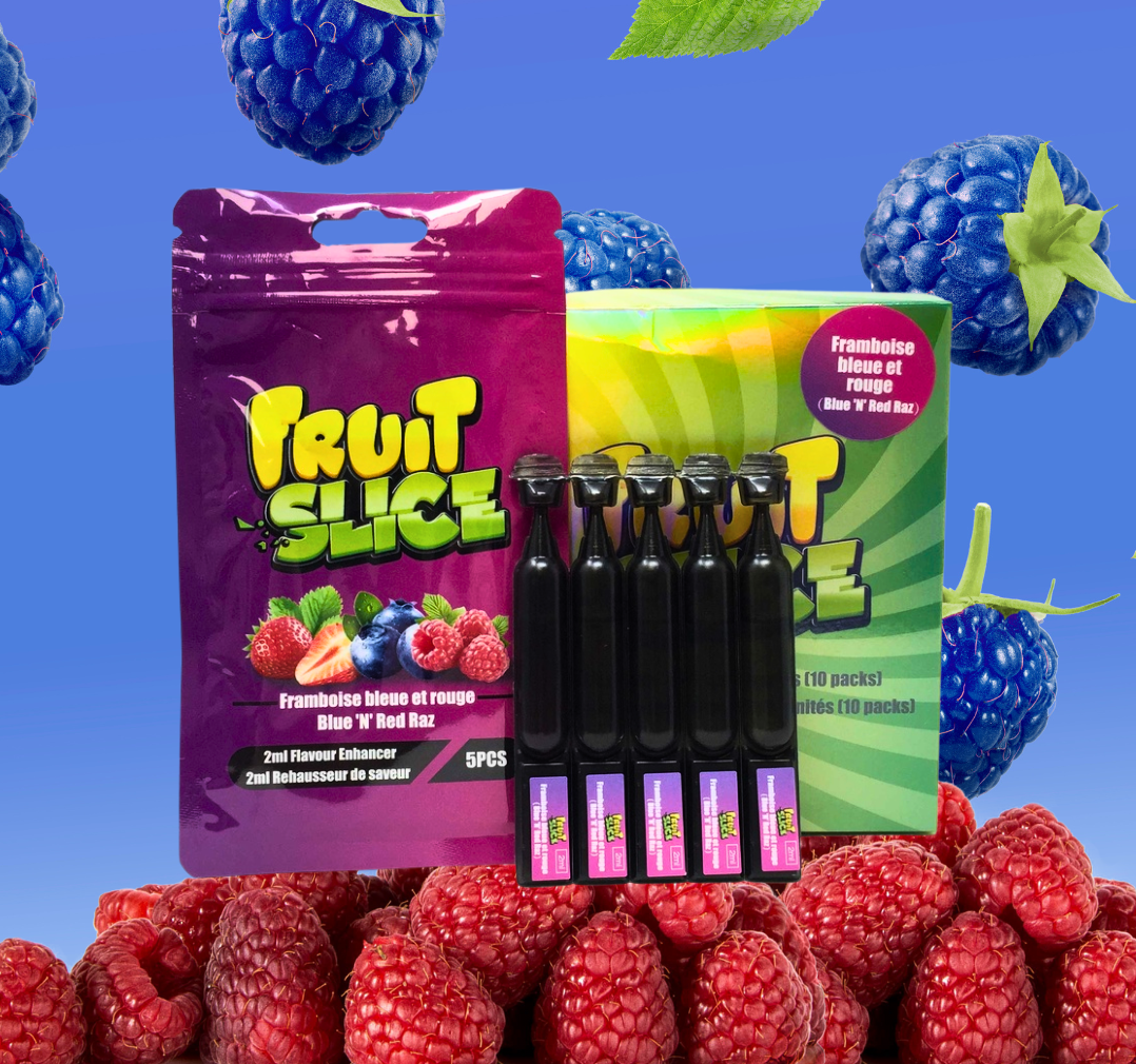 FRUIT SLICE - Blue N Red Razz - 5x2ml
