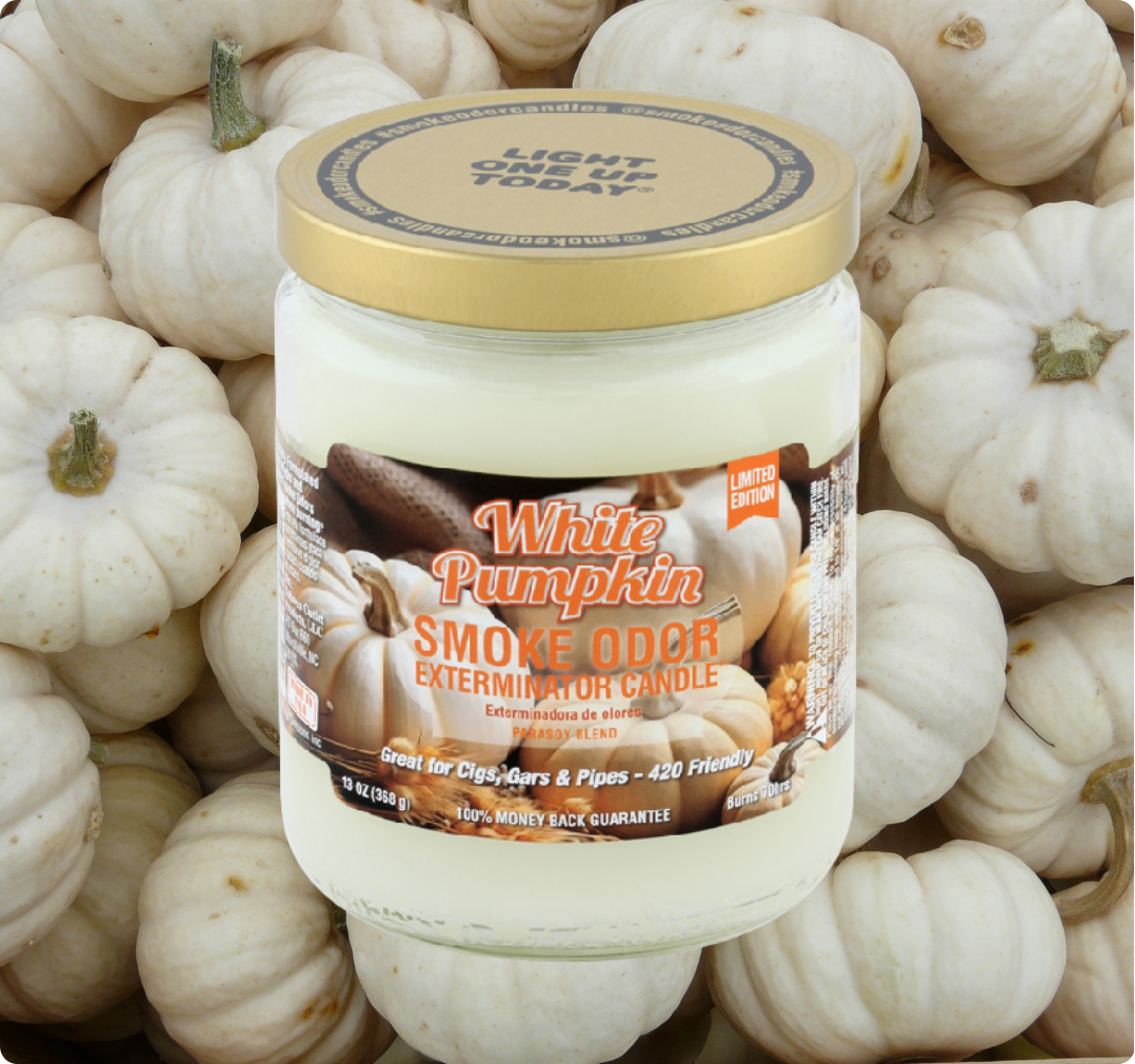 Smoke Odor Exterminator Limited Edition Candle, White Pumpkin, 13 oz