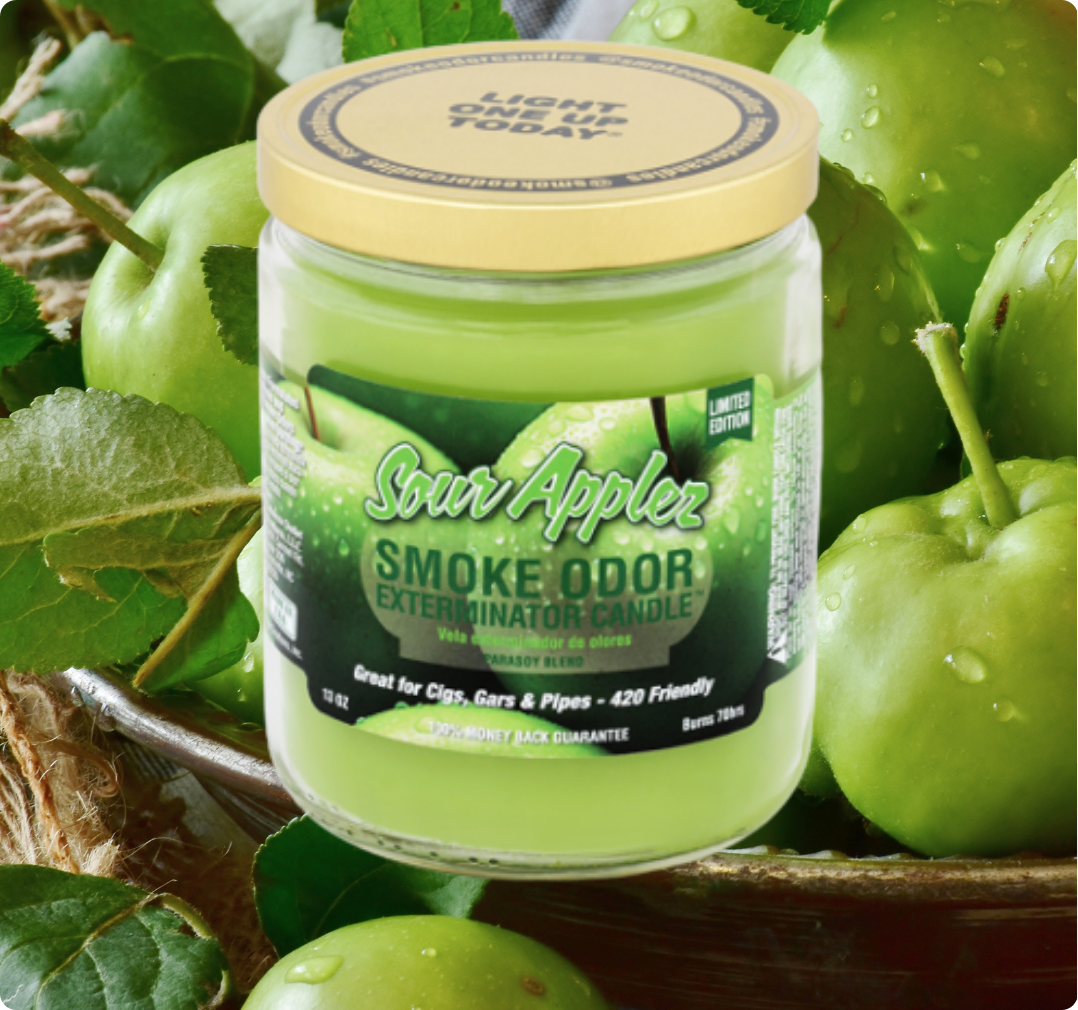Smoke Odor Exterminator Limited Edition Candle, Sour Applez, 13 oz