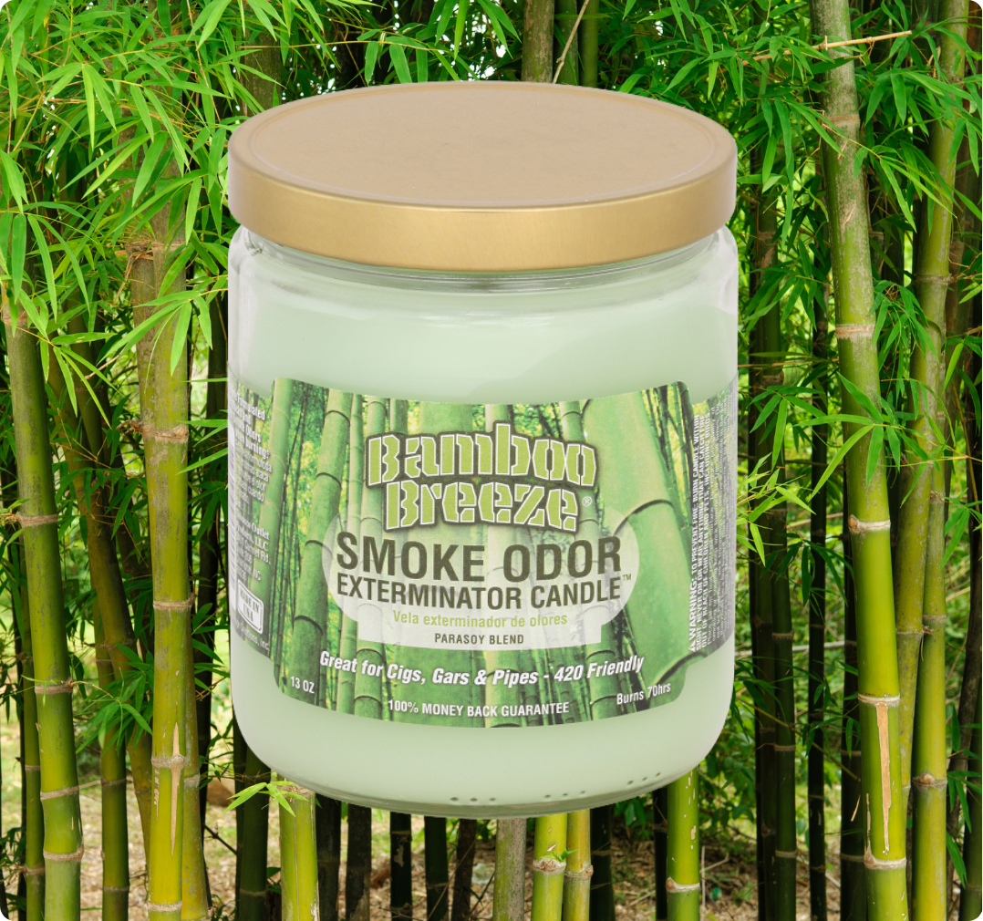 Smoke Odor Exterminator Candle, Bamboo Breeze, 13 oz