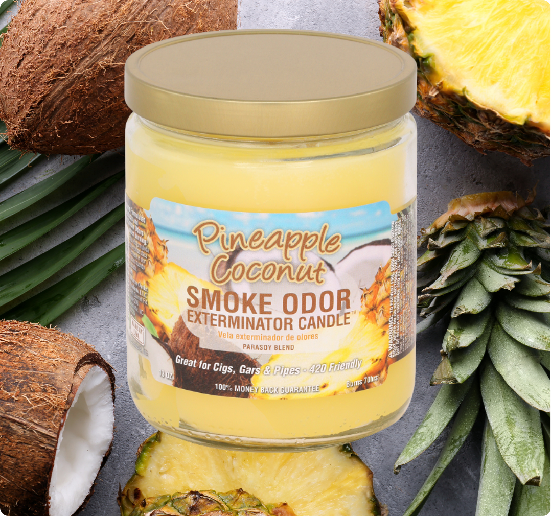 Smoke Odor Exterminator Candle, Pineapple Coconut, 13 oz