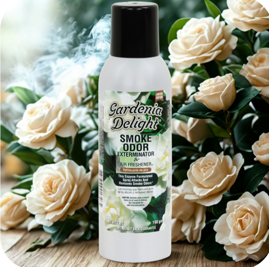 Smoke Odor Exterminator Limited Edition Spray, Gardenia Delight, 7 oz