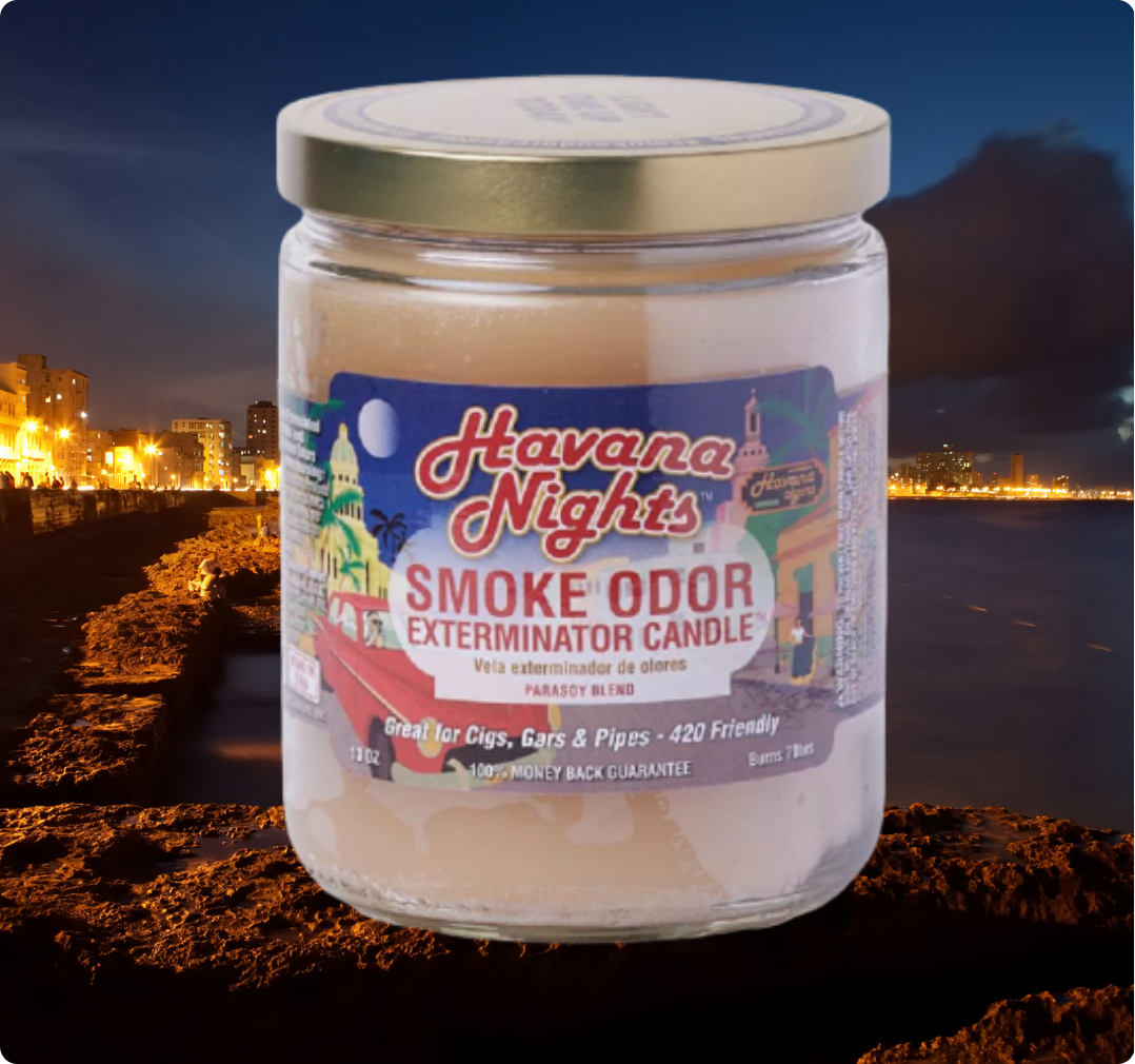 Smoke Odor Exterminator Limited Edition Candle, Havana Nights, 13 oz