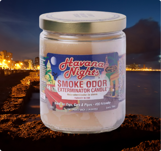 Smoke Odor Exterminator Limited Edition Candle, Havana Nights, 13 oz