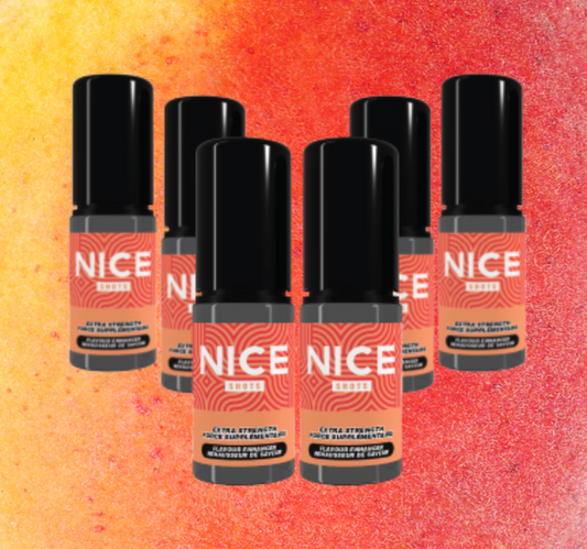NICE SHOTS - Peach  Ice - 10ml