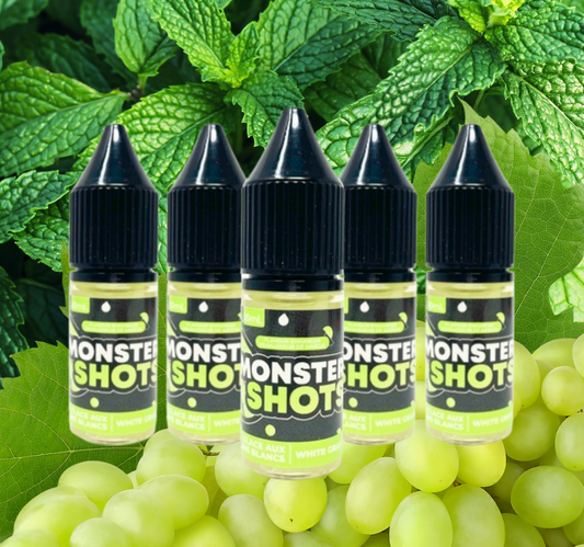 MONSTER SHOTS  - White Grape Ice  - 10ml