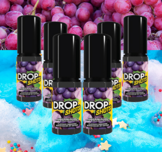 DROP SHOTS - Grape Cotton Candy  - 10ml