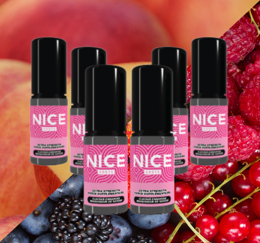 NICE SHOTS - Peach Berries Ice - 10ml