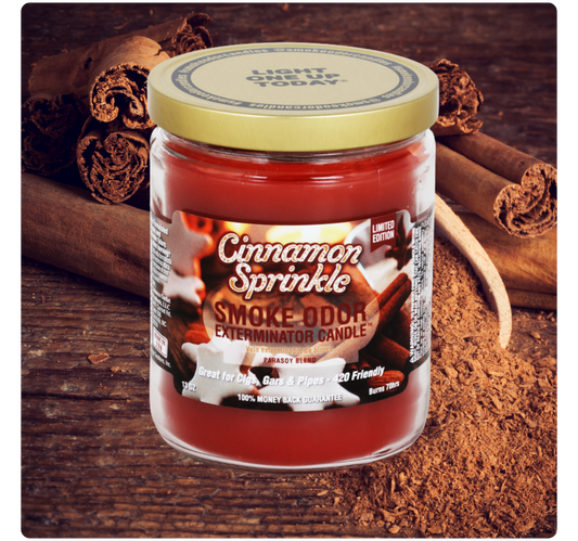 Smoke Odor Exterminator Limited Edition Candle, Cinnamon Sprinkle, 13 oz