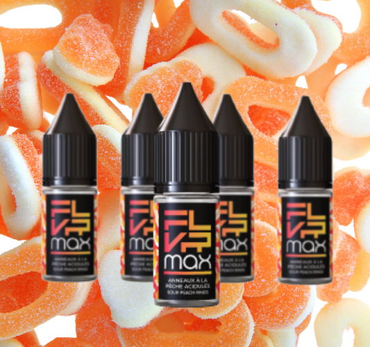FLVR MAX - Sour Peach Rings - 10ml