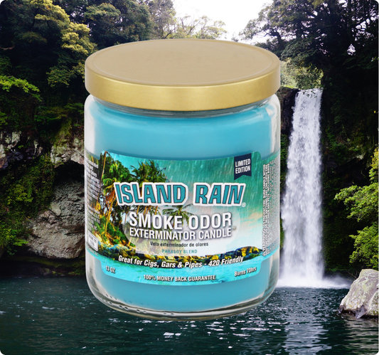 Smoke Odor Exterminator Limited Edition Candle, Island Rain, 13 oz