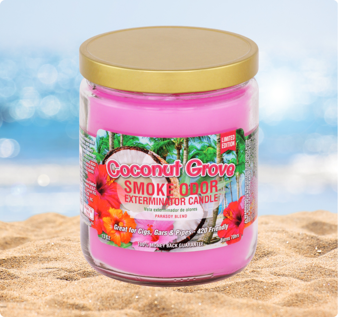 Smoke Odor Exterminator Limited Edition Candle, Coconut Groove, 13 oz