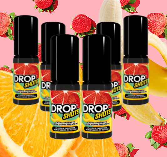 DROP SHOTS -  Strawberry Orange Banana