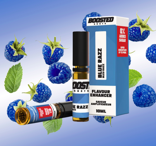 Boosted Shots - Blue Razz - 10ml