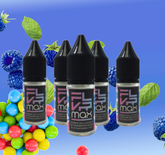 FLVR MAX - Blue Razz Bubble Gum - 10ml