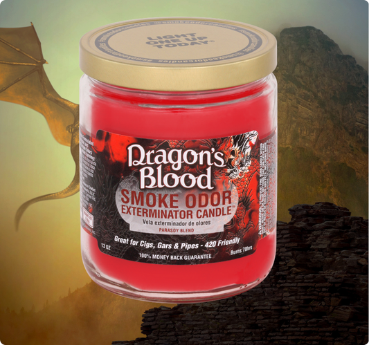 Smoke Odor Exterminator Candle, Dragon’s Blood, 13 oz