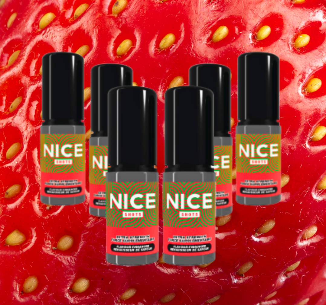 NICE SHOTS - Strawberry Ice - 10ml