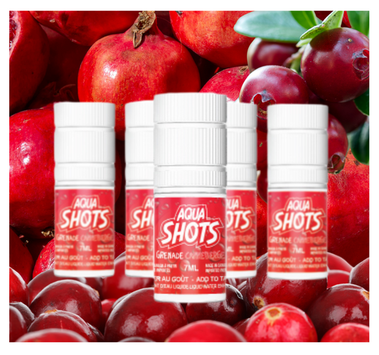 AQUA SHOTS - Grenade Canneberge - 7ml