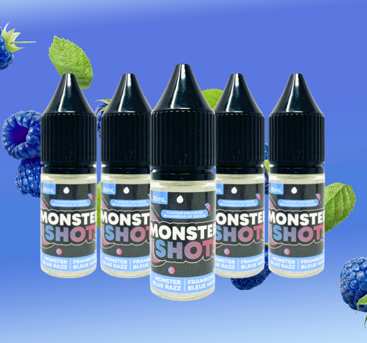MONSTER SHOTS -  Monster Blue Razz - 10ml