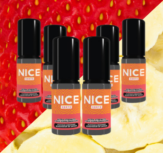 NICE SHOTS - Strawberry Banana Ice - 10ml