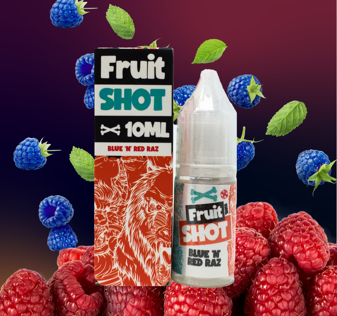 FRUIT SHOT - Blue N Red Raz - 10ml