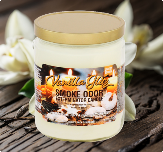 Smoke Odor Exterminator Limited Edition Candle, Vanilla Glitz, 13 oz