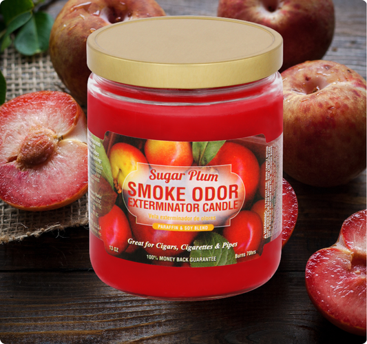 Smoke Odor Exterminator Limited Edition Candle, Sugar Plum, 13 oz