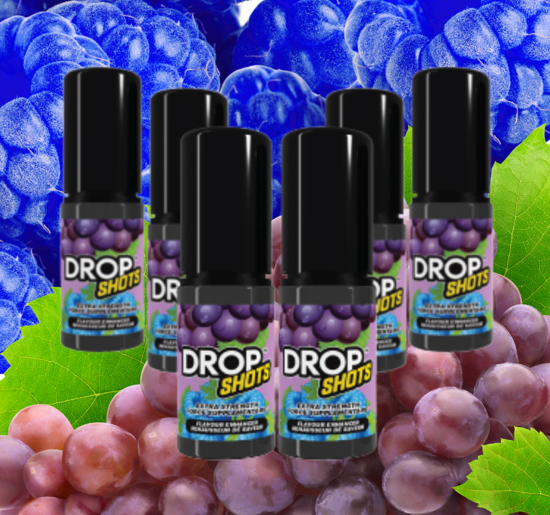 DROP SHOTS - Blue Razz Grape - 10ml