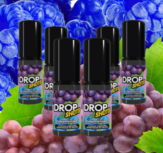DROP SHOTS - Blue Razz Grape - 10ml