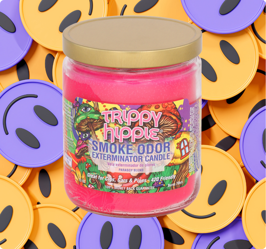 Smoke Odor Exterminator Candle, Trippy Hippie, 13 oz