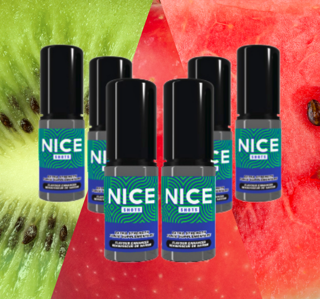 NICE SHOTS - Apple Kiwi Melon Ice - 10ml
