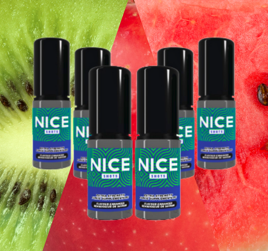 NICE SHOTS - Apple Kiwi Melon Ice - 10ml