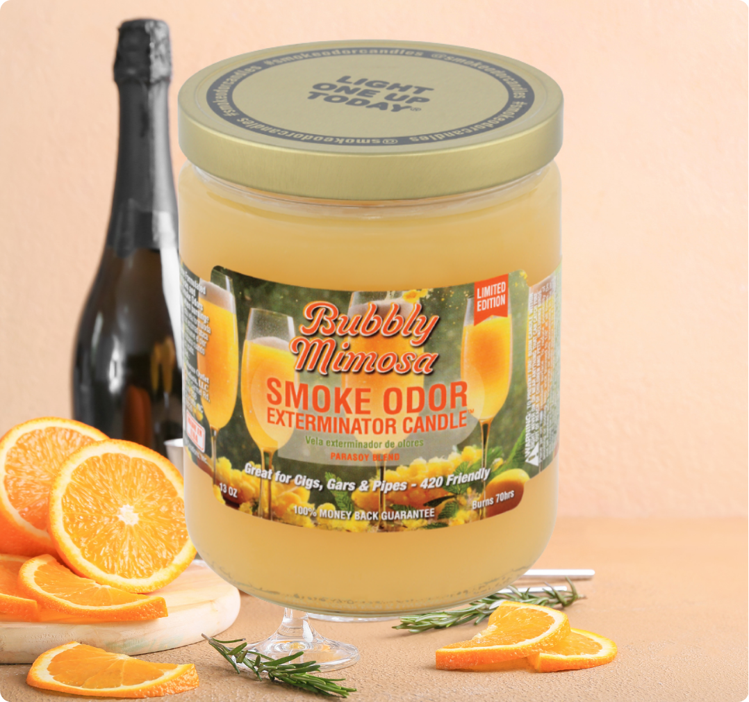Smoke Odor Exterminator Limited Edition Candle, Bubbly Mimosa, 13 oz