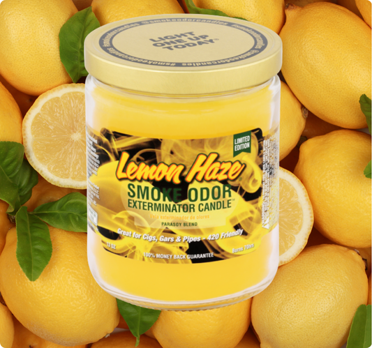 Smoke Odor Exterminator Limited Edition Candle, Lemon Haze, 13 oz