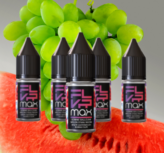 FLVR MAX - Grape Watermelon Bubble Gum - 10ml