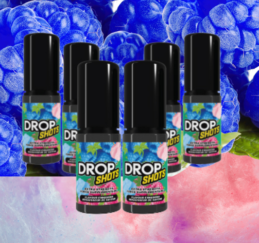 DROP SHOTS -  Blue Razz Cotton Candy - 10ml