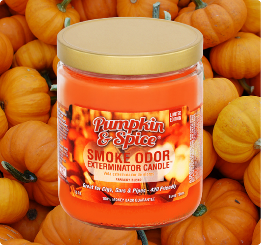 Smoke Odor Exterminator Limited Edition Candle, Pumpkin and Spice, 13 oz