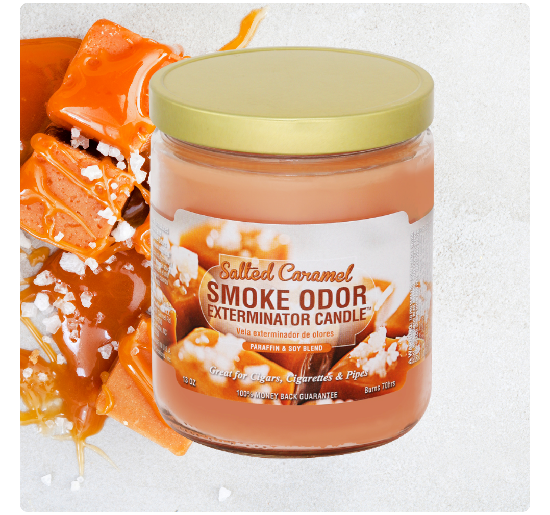 Smoke Odor Exterminator Limited Edition Candle, Salted Caramel, 13 oz
