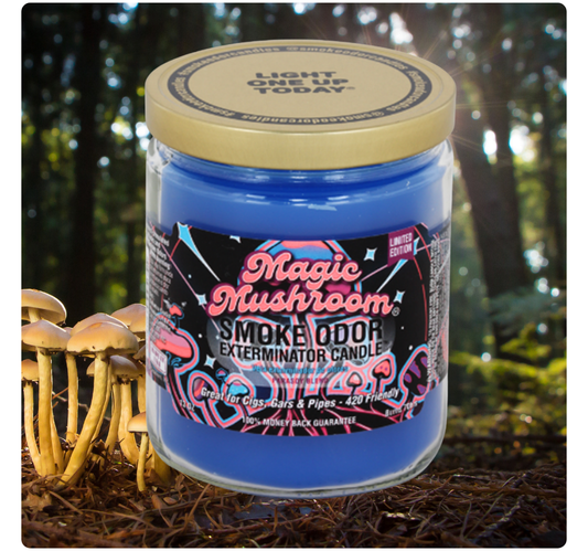 Smoke Odor Exterminator Limited Edition Candle, Magic Mushroom, 13 oz