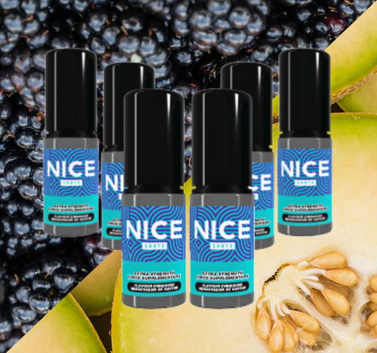 NICE SHOTS - Honeydew Blackberry Ice - 10ml