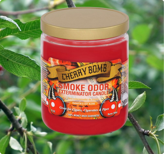 Smoke Odor Exterminator Limited Edition Candle, Cherry Bomb, 13 oz