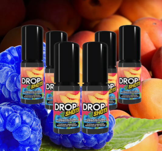 DROP SHOTS - Blue Razz Peach - 10ml