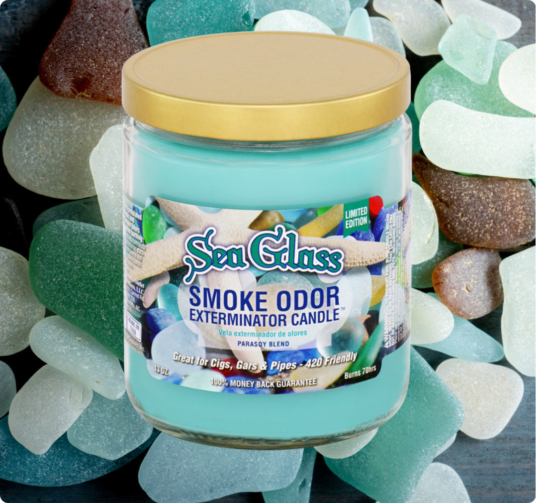 Smoke Odor Exterminator Limited Edition Candle, Sea Glass, 13 oz