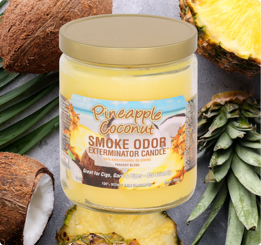 Smoke Odor Exterminator Candle, Pineapple Coconut, 13 oz