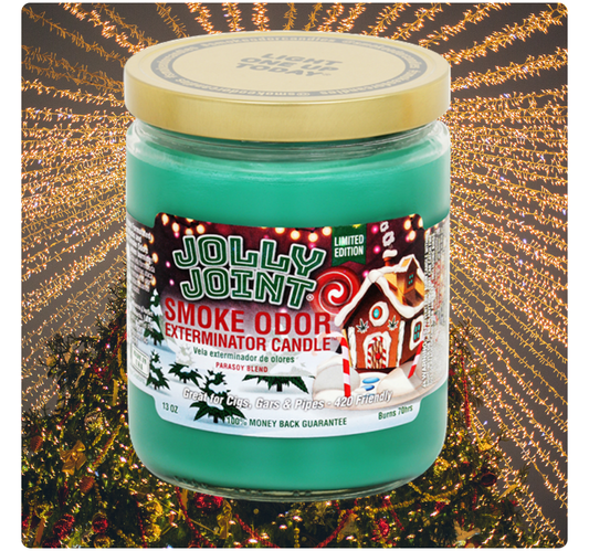 Smoke Odor Exterminator Limited Edition Candle, Jolly Joint, 13 oz