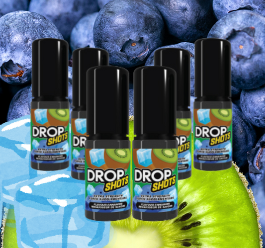 DROP SHOTS - Frozen Blueberry Kiwi - 10ml